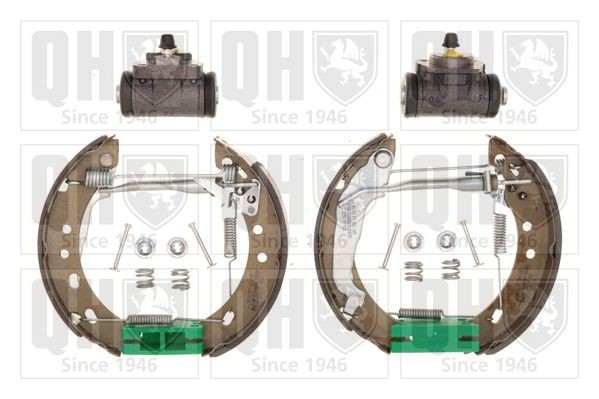 QUINTON HAZELL Bromsbacksats BS886K1 BS886K1 QUINTON HAZELL bromsbackar NISSAN QASHQAI