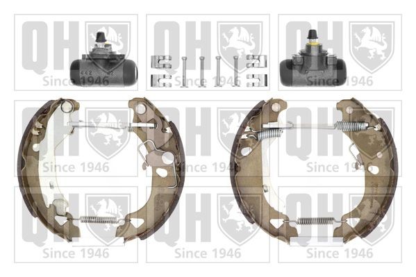 QUINTON HAZELL Piduriklotside komplekt BS889K1 BS889K1 Trummelpiduriklotsid FIAT DUCATO QUINTON HAZELL
