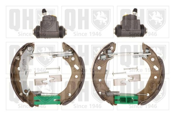 QUINTON HAZELL Piduriklotside komplekt BS933K3 QUINTON HAZELL Trummelpiduriklotsid FORD BS933K3