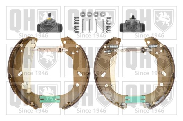 QUINTON HAZELL Piduriklotside komplekt BS958K1 Trummelpiduriklotsid QUINTON HAZELL Fiat DUCATO BS958K1