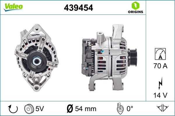 VALEO Generator 439454 Generator VALEO Chevrolet S10 NEW ORIGINAL PART 439454