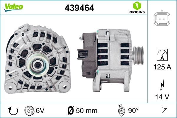 Alternatore VALEO 439464 VALEO NEW ORIGINAL PART 439464 costo Alternatore Renault MASTER 2002