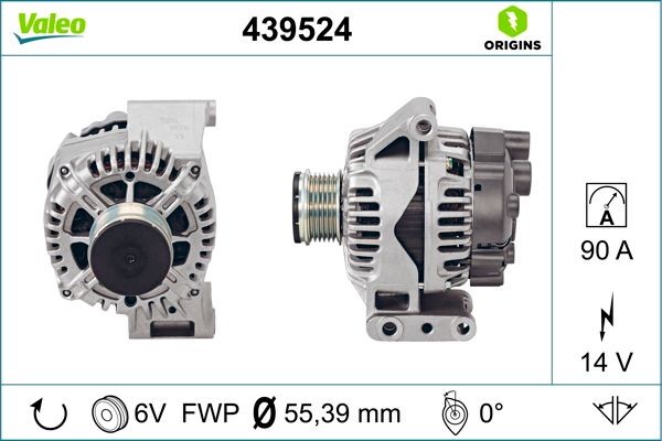 VALEO Dynamo / Alternator 439524 Wisselstroomdynamo VALEO IGNIS 439524 goedkoop