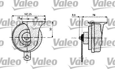 VALEO Pasun 479159 Fanfaar VALEO NISSAN 479159