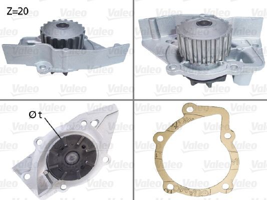 VALEO Vannpumpe 506029 VALEO 506029 Vannpumpe