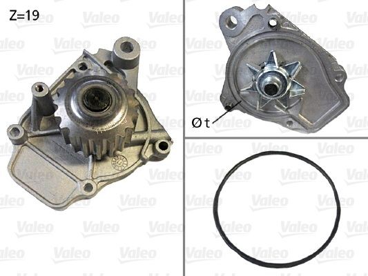 VALEO Αντλία νερού 506045 VALEO 506045 Αντλία νερού MDX (YD2) τιμες