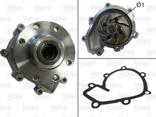 VALEO Αντλία νερού 506060 506060 Αντλία νερού VALEO MERCEDES-BENZ E-class
