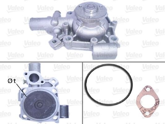 VALEO Vattenpump 506106 506106 VALEO vattenpumpar RENAULT CLIO