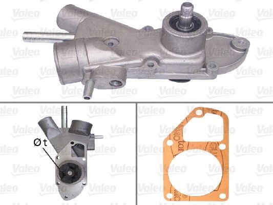 VALEO Ūdenssūknis 506230 Ūdens sūknis VALEO Peugeot 306 506230