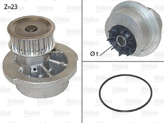 VALEO Veepump 506308 VALEO 506308 originaal Veepump Opel Astra F hind