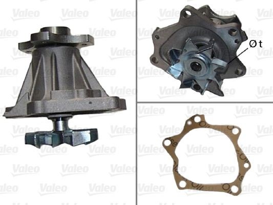 VALEO Vannpumpe 506394 Vannpumpe VALEO Chevrolet MATIZ 506394
