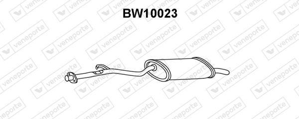 VENEPORTE Einddemper BW10023 BW10023 VENEPORTE Achterdemper voor de uitlaat sport en universele