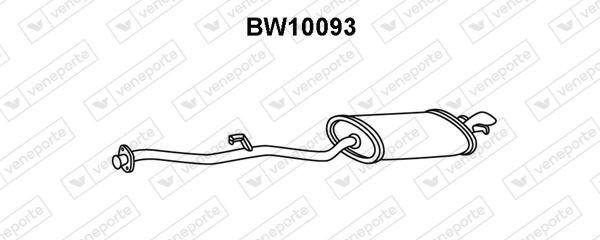 VENEPORTE Bakre ljuddämpare BW10093 BMW japsdämpare VENEPORTE BW10093