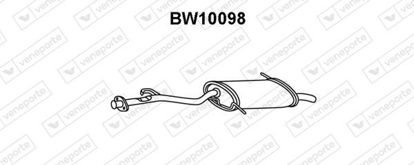 VENEPORTE Bakre ljuddämpare BW10098 BMW ljuddämpare VENEPORTE BW10098