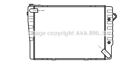 PRASCO Jäähdytin, moottorin jäähdytys BW2008 BMW E24 jäähdytin PRASCO BW2008