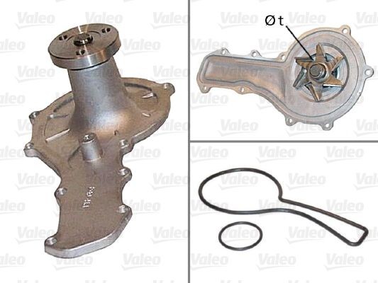 VALEO Αντλία νερού 506455 506455 Αντλία νερού VALEO CHRYSLER PACIFICA