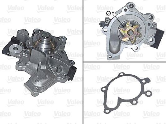 VALEO Vattenpump 506536 506536 VALEO vattenpumpar Mazda MX-3