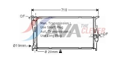 AVA COOLING SYSTEMS Radiator, motorkjøling BWA2293 BWA2293 Radiator BMW X5 AVA COOLING SYSTEMS