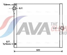 AVA COOLING SYSTEMS Radiador, arrefecimento do motor BWA2436 BWA2436 Radiador arrefecimento do motor BMW X5 AVA COOLING SYSTEMS