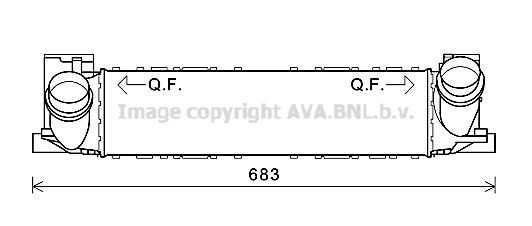 PRASCO Intercooler BWA4464 PRASCO BWA4464 Échangeur d'air BMW F32 prix