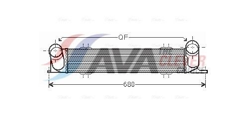 AVA COOLING SYSTEMS Intercooler BWA4538 AVA COOLING SYSTEMS BWA4538 Ladeluftkjøler BMW 1-serie E81 pris