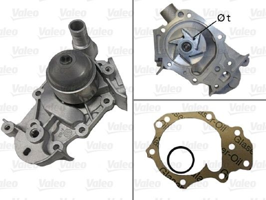 VALEO Vandpumpe 506580 VALEO 506580 Vandpumpe Renault Clio 2 billig