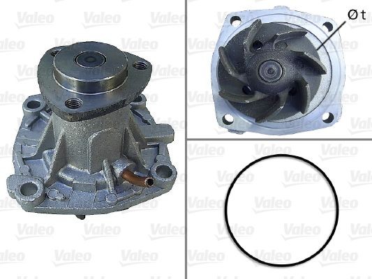 VALEO Αντλία νερού 506589 Αντλία νερού VALEO WILLYS 506589 φθηνά