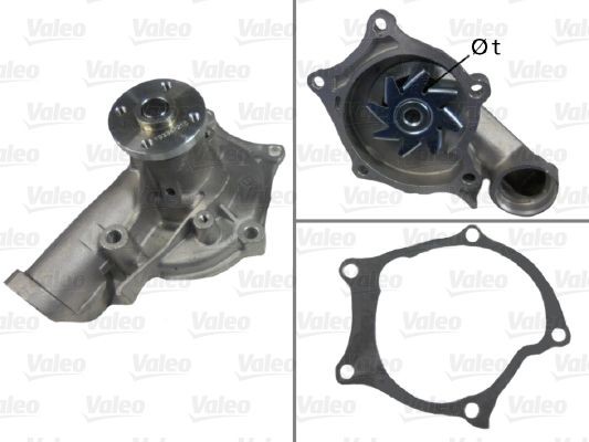 VALEO Vannpumpe 506617 Vannpumpe VALEO Hyundai LANTRA 506617