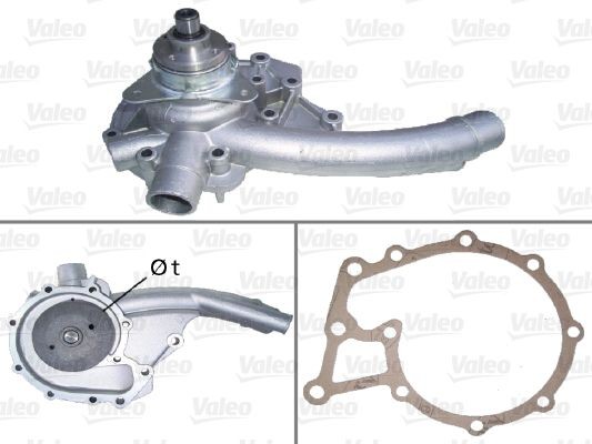 VALEO Vesipumppu 506639 506639 VALEO Vesipumput MERCEDES-BENZ V-sarja