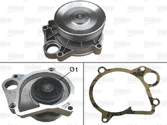 VALEO Vannpumpe 506646 Vannpumpe VALEO BMW 8-serie 506646