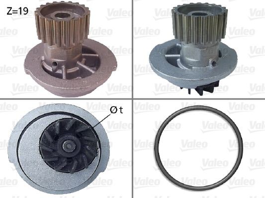 Αντλία νερού VALEO 506649 VALEO 506649 Αντλία νερού CHEVROLET AVEO 2006