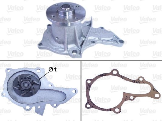 VALEO Vannpumpe 506652 VALEO 506652 originale Vannpumpe Toyota Avensis T22 Stasjonsvogn hva koster
