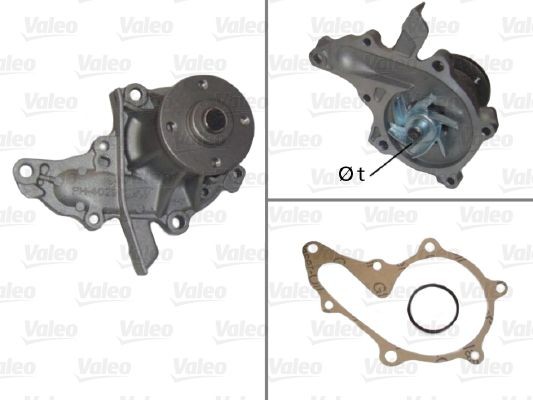 VALEO Vannpumpe 506653 VALEO 506653 Vannpumpe Toyota Avensis T22 Stasjonsvogn billige
