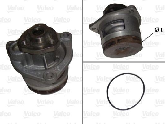 VALEO Vattenpump 506657 Byta Vattenpump Opel Frontera B kostnad VALEO 506657