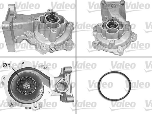 VALEO Vesipumppu 506693 Jaguar X-Type Sedan vesipumppu VALEO 506693