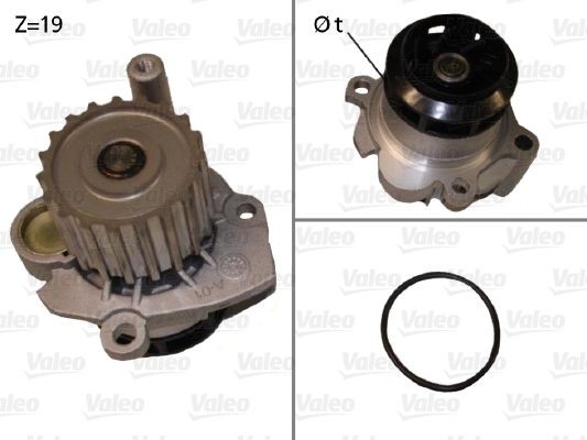 VALEO Vattenpump 506701 506701 VALEO vattenpump Seat TARRACO