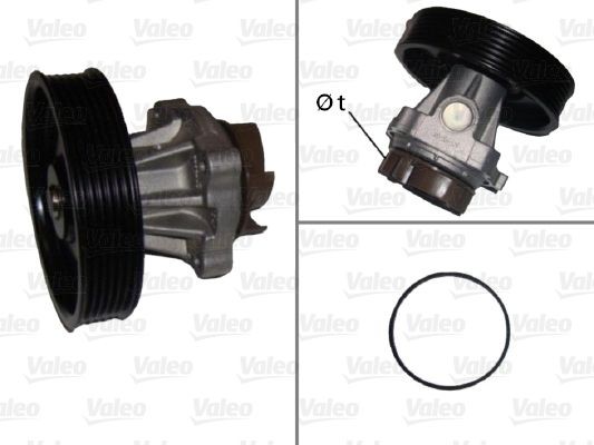 VALEO Pompe à eau 506716 Pompe du liquide de refroidissement VALEO HIJET 506716 pas cher