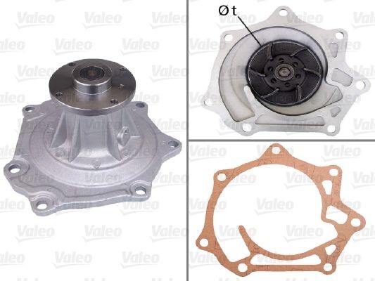 VALEO Vattenpump 506731 506731 VALEO vattenpumpar Nissan 100 NX