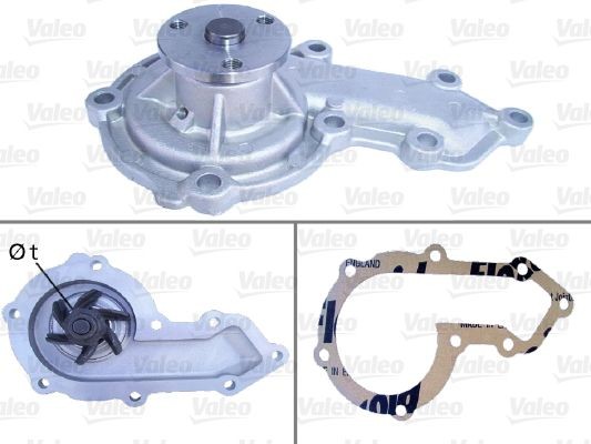Water pump VALEO 506732 VALEO 506732 CHEVROLET S10 2012 water pump price