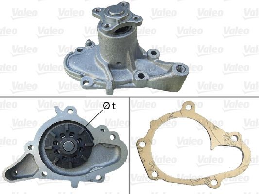 VALEO Vattenpump 506777 506777 Vattenpump VALEO HYUNDAI TIBURON