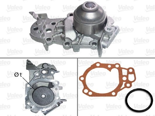 VALEO Vandpumpe 506780 VALEO 506780 Renault Clio Mk2 Vandpumpe originale pris