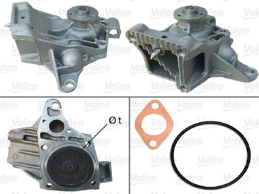 VALEO Vattenpump 506784 506784 VALEO vattenpumpar Renault CLIO