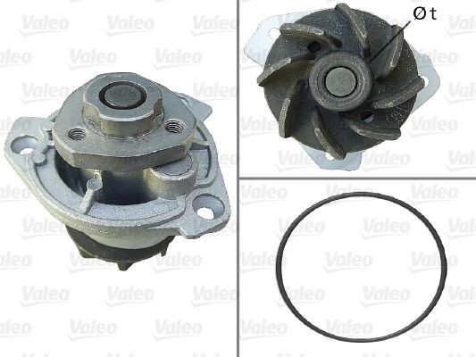 Vannpumpe VALEO 506798 VALEO 506798 Vannpumpe VW PHAETON 2003