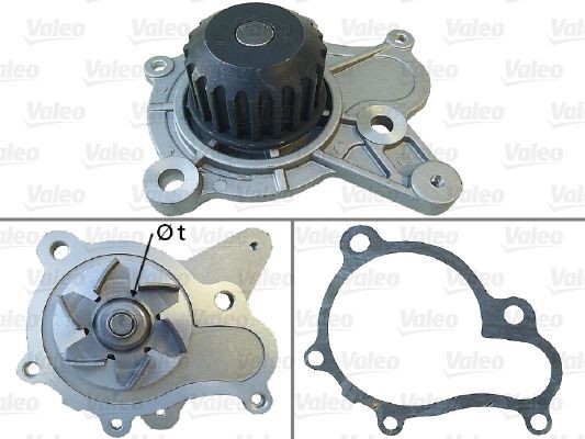 VALEO Water pump 506814 506814 VALEO HYUNDAI water pump