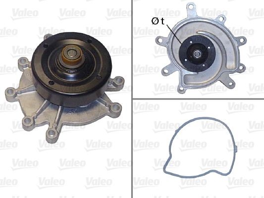 VALEO Vesipumppu 506823 506823 VALEO Vesipumppu Subaru VIVIO hinta