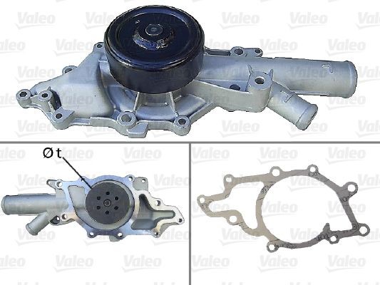 VALEO Pompa acqua 506831 506831 costo Pompa acqua VALEO MERCEDES-BENZ EQE