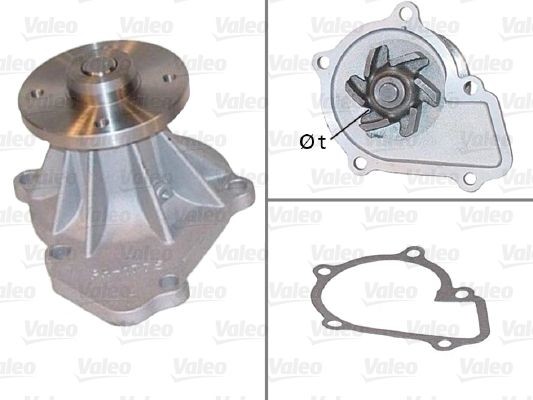 VALEO Vesipumppu 506836 506836 VALEO Vesipumpun FORD GALAXY
