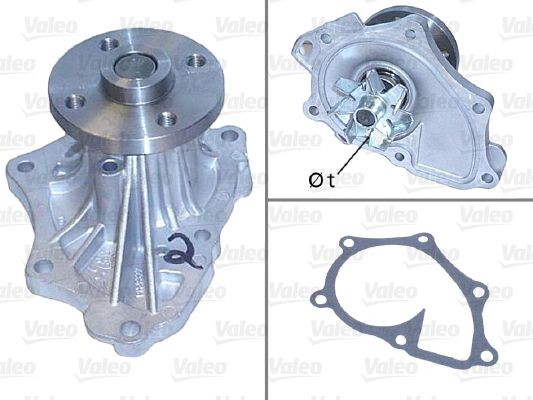 VALEO Vattenpump 506843 506843 VALEO vattenpumpar MINI Coupe