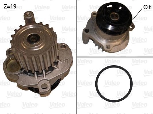 VALEO Ūdenssūknis 506873 Ūdens sūknis VALEO Ford RANGER 506873