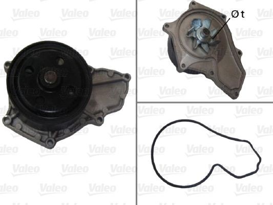VALEO Vesipumppu 506878 506878 VALEO Vesipumppu HONDA CR-V